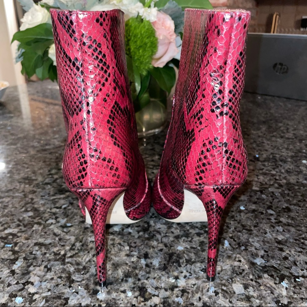 Paris Texas Python Skin Booties - image 4